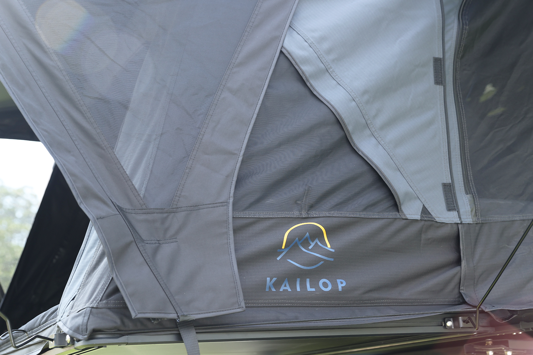 Kailop Hardshell-Autoverdeckzelt, wasserdichtes und Ripstop-Gewebe, Allwetter-Campingschutz